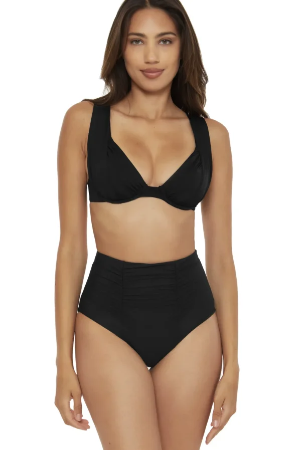 Outlet Becca Color Code Magnolia High Waist Bottom Hi-waist | Bikinis