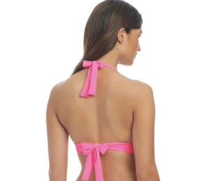 Online Bleu Pique Ole Banded Halter Top in Rosa, Palma Green, or Turq D+ | Bikinis