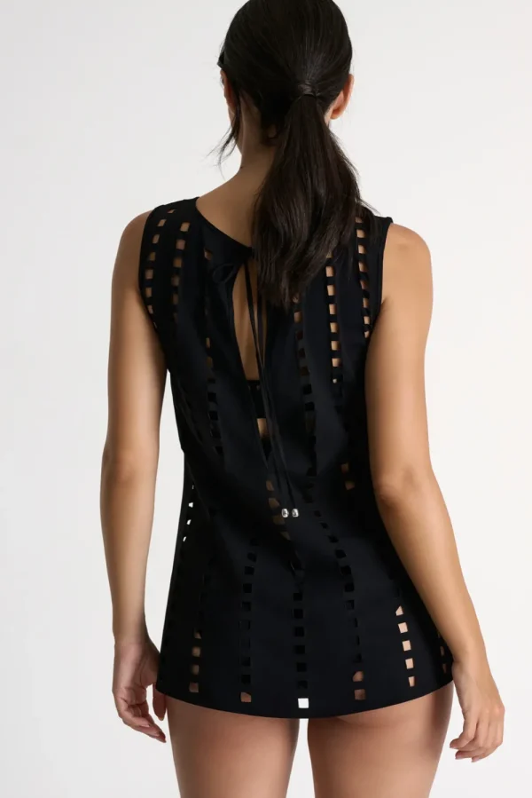 Best Mosaic Cutouts Swim Tunic Coverup Beach Tunic | Coverups & Resortwear